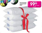 Primmaries Standard Pillows-4's Pack