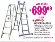 Gravity Aluminium Household Ladder-Each