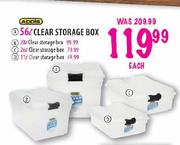 Adds Clear Storage Box 26L 