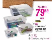 Adds Clearly Neat Storage Box 11 L