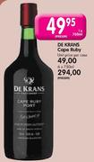De Krans Cape Ruby-Unit Price Per Case 