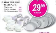 4 Pack Cups and Saucers