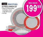 Always Home Perceptions 20 Piece Dinner Set