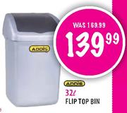 Addis Flip Top Bin-32 Ltr 