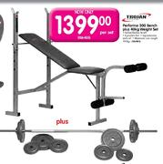 Trojan Perfoma 300 Bench Plus 40kg Weight Set