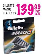 Gillette Mach3 Blades-8's
