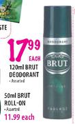 Brut Deodrant Assorted-120Ml