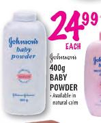 Johnson's Baby Powder-400gm