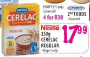Nestle Cereal Regular Stage 1 Only-250gm