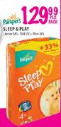 Pampers Sleep & Play Junior-58's,Midi-78's,Mini's-68's