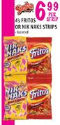 Simba Fritos Or Nik Naks Strips Assorted-4's