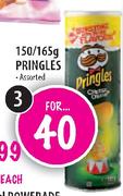 Pringles Assorted-150/165gmx3