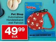 Pet Shop Outometiese Hondeleiband Met Patroon