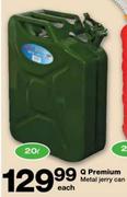 Q Premium Metal Jerry Can-20Ltr