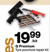 Q Premium Tyre Puncture Repair Kit-Per Kit
