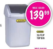 Addis Flip Top Bin-32 Ltr