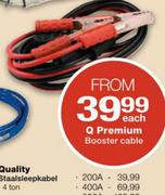 Q Premium Booster Cable Each-400A