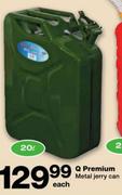 Q Premium Metal Jerry Can-20L Each