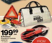 Q Premium Emergency Roadside Safety Kit (21-Piece) Per Set