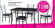 5 Pieces Braxton Dinette Set-Per Set