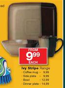 Lvy Stripe Coffee Mug-Each