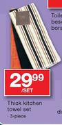 Thick Kitchen Towel Set-3 Piece Per Set