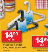 Plastiese Hangerstel -5 Pak Per Stel