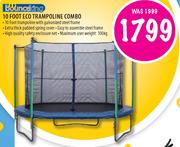 Bounceking 10 Foot Eco Trampoline Combo