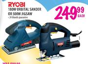 Ryobi Orbital Sander-180W Or Jigsaw-500W Each