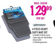 4 piece Heavy Duty Mat Set