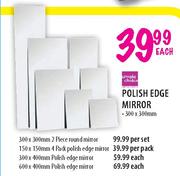 Simple Choice 2 Piece Round Mirror-300x300mm Per Set