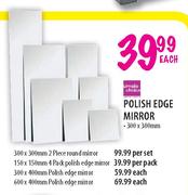 Simple Choice Polish Edge Mirror-300x300mm Each 