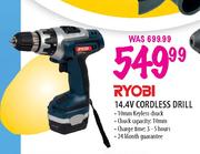 Ryobi 14.4V Cordless Drill