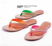 Ladies Lumo Thongs Sizes 3-8-Per Pair