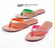 Ladies Lumo Thongs-Per Pair