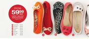 Ladies Assorted Ballerina Pumps Espardrille-Per pair