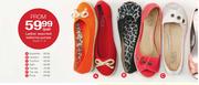 Ladies Assorted Ballerina Pumps Leopard-Per pair