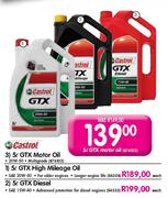 Castrol GTX Motor Oil-5Ltr Each