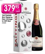 Taittinger Brut Reserve Non Vintage In Gift Box-1x750ml