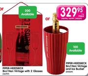 Piper-Heidsieck Brut Non Vintage With 2 Glasses-1x750ml