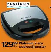 Platinum 2-Sny Toebroodjiemaker - Elk