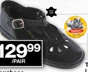 Toughees T-Bar School Shoes Sizes 2-7