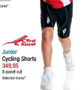 First Ascent Junior Cycling Shorts