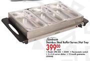 Sunbeam Stainless Steel Buffet Server/Hot Tray-Each