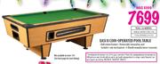 Easi 8 Coin-Operated Pool Table