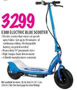Electric Blue Scooter-E300