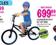Raleigh 16"/20" BMX Each