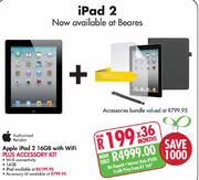 Apple iPad 2 16GB With WiFi Plus Accessory Kit