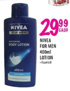 Nivea For Men Lotion - 400ml Each