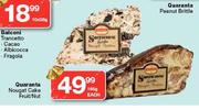 Quaranta Nougat Cake Fruit/Nut-165g Each